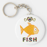 Love for Fish Key Chain