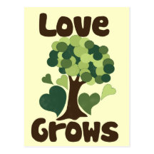 Love Grows Post Cards
