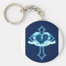 Love Heals Surely - Blue Effect Keychain