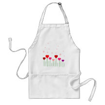 Love Heart Field Apron