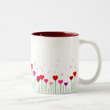 Love Heart Field Mug