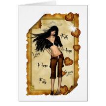 Love,Hope,Fate Greeting Card