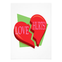 Love Hurts Custom Invite