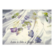 Love is.... custom invitation