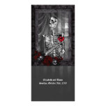 Love Is Eternal Gothic Wedding Menu Rack Card