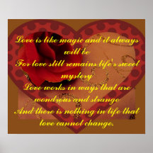 Love Is Like Magic Poster