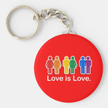 LOVE IS LOVE BASIC KEYCHAIN