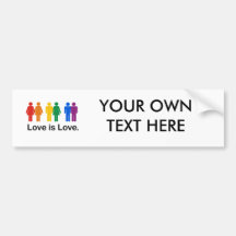 Love is Love. Bumper Sticker