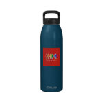 LOVE IS LOVE RED DRINKING BOTTLE