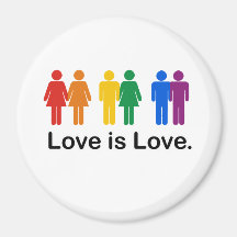 Love is Love Refrigerator Magnets