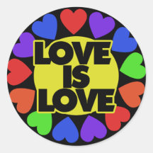 Love is Love Stickers