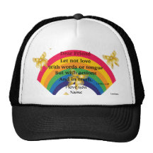 Love Language Cap-Customise Mesh Hats