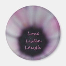 Love Listen Laugh Magnet