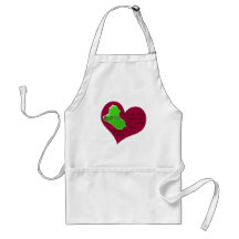 LOVE MARINE IRAQ VAL DAY APRON