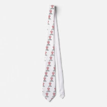 Love Me Don't Eat Me Pig Design Custom Tie