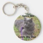 Love Me, Love My Cat Key Chain