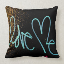 Love Me Throw Pillows