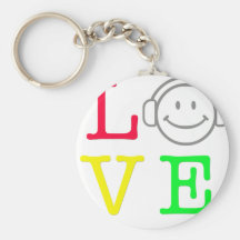 LOVE MUSIC KEY CHAIN