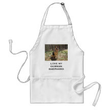 LOVE MY GERMAN SHEPHERD APRON