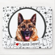 Love MY German Shepherd Mouse Mat