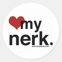 love my nerk sticker
