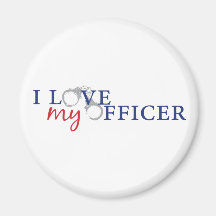 Love My Officer Magnet