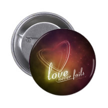 Love never fails button