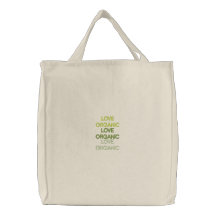 LOVE ORGANIC, LOVE ORGANIC, LOVE ORGANIC CANVAS BAG