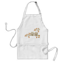 Love Owls in Tree Apron