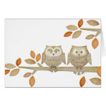 Love Owls in Tree Card