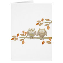 Love Owls in Tree Cards
