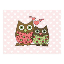 Love Owls Postcards