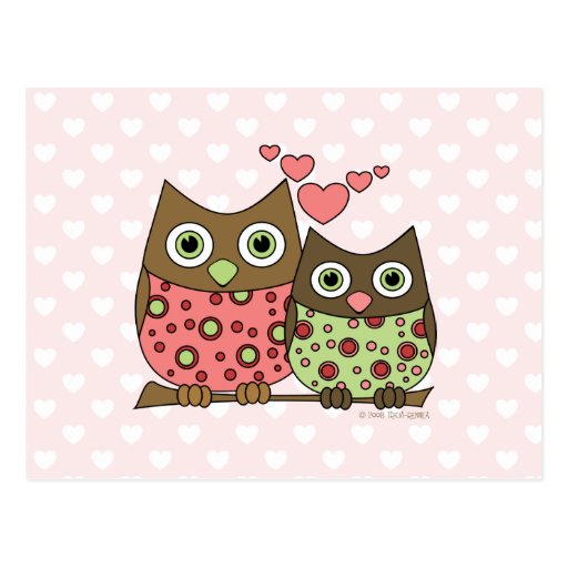Love Owls Postcards