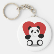 Love Pandas Key Chains