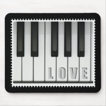 Love Piano Mousepad