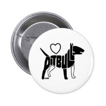 LOVE PITBULLS BUTTON