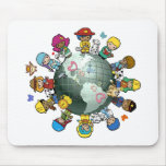 Love Planet Earth: Unite for Peace Mouse Pads