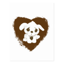Love Puppies Post Cards