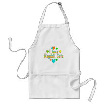 Love Ragdoll Cats Aprons