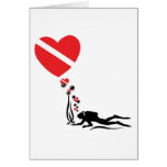 Love SCUBA Greeting Card