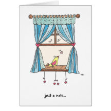 Love Song - "Just a Note" Greeting Card