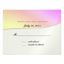 Love Songs Bat Mitzvah/ Response Card Custom Invites