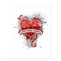 Love Southern Sudan Postcard
