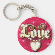 Love Sparkles Key Chain