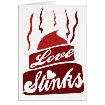 Love Stinks Greeting Cards