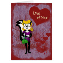Love Stinks Valentine Card