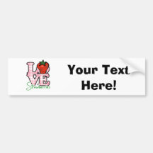 Love Strawberries Bumper Sticker