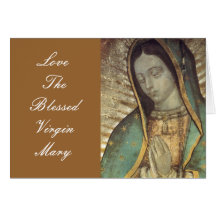 LOVE THE BLESSED VIRGIN MARY CARD