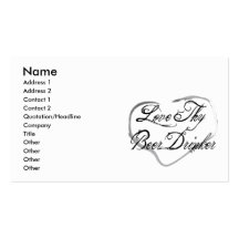 Love Thy Beer Drinker Business Card