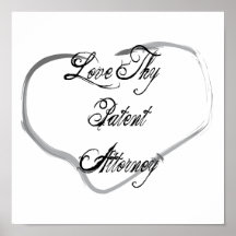 Love Thy Patent Attorney Print